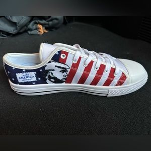 Custom painted, New, Make America Great Again men’s shoes